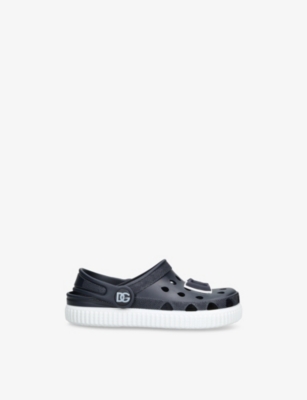 DOLCE & GABBANA: Kids' Logo Rubber Clogs
