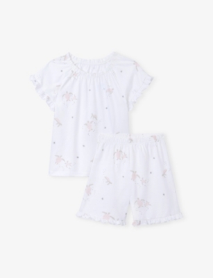 THE LITTLE WHITE COMPANY: Turtle-Print Cotton Pyjamas 1-12 Years