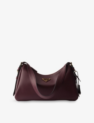 PRADA: Aimee Medium Leather Shoulder Bag