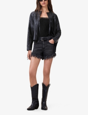 Allsaints Charlie Sleeveless Lace Bodysuit