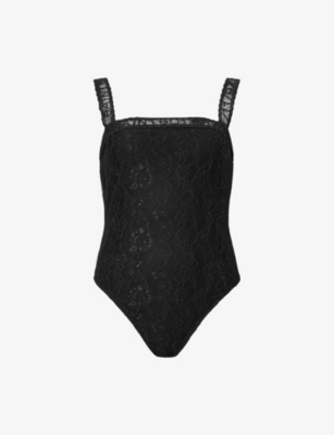 Allsaints Charlie Sleeveless Lace Bodysuit
