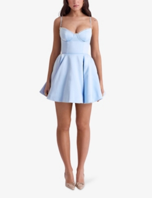 HOUSE OF CB: Minimoiselle tulle satin mini dress