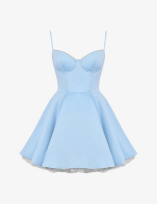 HOUSE OF CB: Minimoiselle tulle satin mini dress