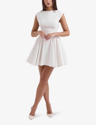 HOUSE OF CB: Enchant open-back woven mini dress