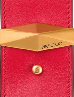 JIMMY CHOO: Diamond Hobo leather shoulder bag