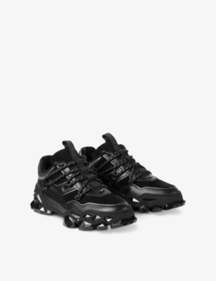 Jimmy Choo Black Diamond Sneakers In X Black