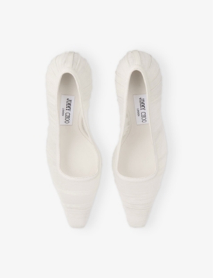 Jimmy Choo Heeled Shoes Lotta In Ivory/ivory