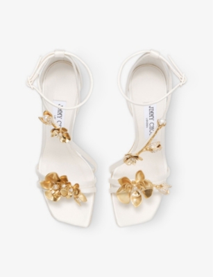 Zea 96 Satin Heeled Sandals