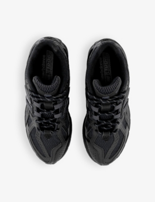 NEW BALANCE: 1906 brand-patch leather and mesh low-top trainers