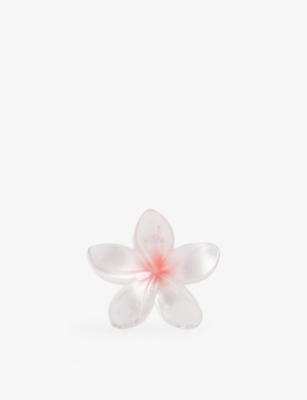 Emi Jay Womens Superbloom Acetate Hair Clip Rose Pearl In Rose Pearl