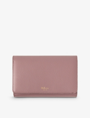 MULBERRY: Continental French Medium Grained-Leather Purse