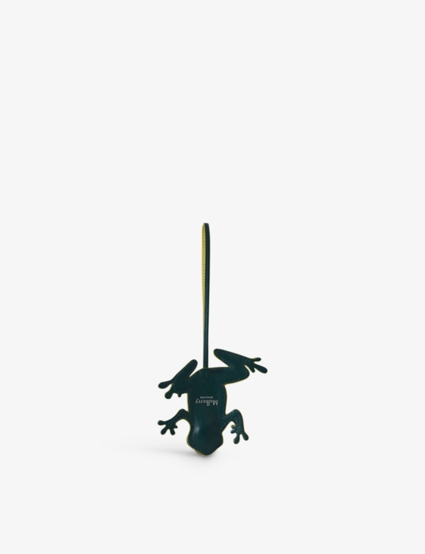 Frog leather keyring
