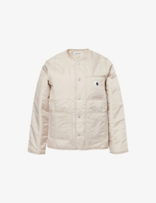 Carhartt Omens Fleur De Sel Kyla Quilted Shell Liner Jacket In Fleur De Sel
