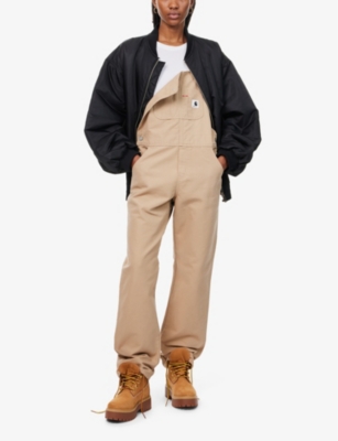 CARHARTT WIP: Logo-patch straight-leg organic-cotton jumpsuit