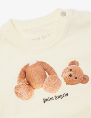 PALM ANGELS: Bear graphic-print cotton-jersey T-shirt 6-36 months