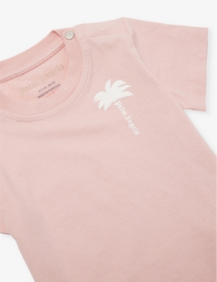 PALM ANGELS: Palm brand-logo short-sleeve cotton-jersey T-shirt 6-36 months