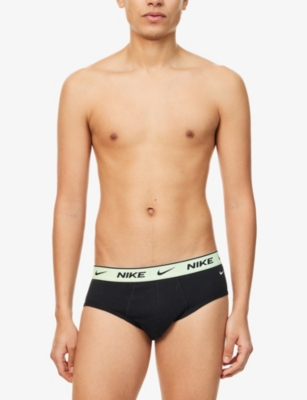 NIKE: Everyday DRI-FIT Pack-Of-Three Stretch-Cotton Briefs