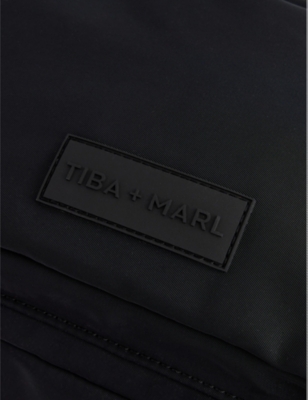 TIBA + MARL BLACK HIRO WOVEN BUGGY ORGANISER BAG 