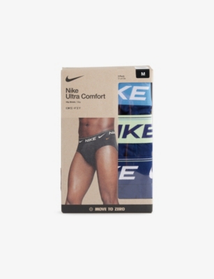 NIKE: Ultra Comfort Branded Pack Of Three Stretch-Woven Briefs