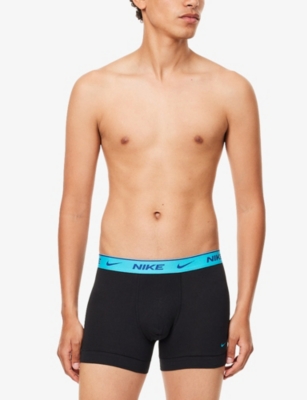 NIKE: Everyday DRI-FIT Pack-Of-Three Stretch-Cotton Trunks