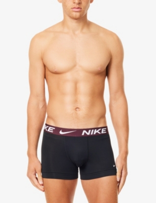 NIKE: Essential Micro Pack of Three Jersey Trunks