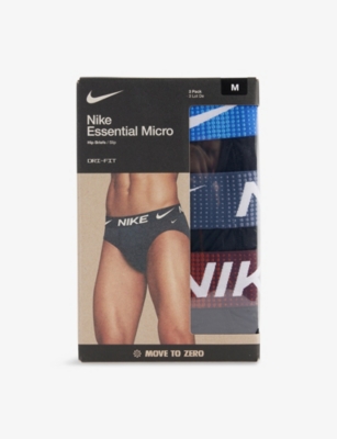 NIKE: Ultra Comfort DRI-FIT Pack-Of-Three Stretch-Woven Hip Briefs