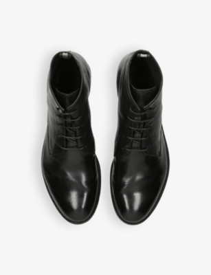 Officine Creative Lace-up Leather Boots In Black