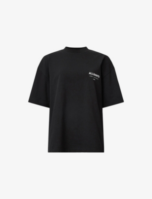 ALLSAINTS: Etta Branded-Print Cotton-Jersey T-Shirt