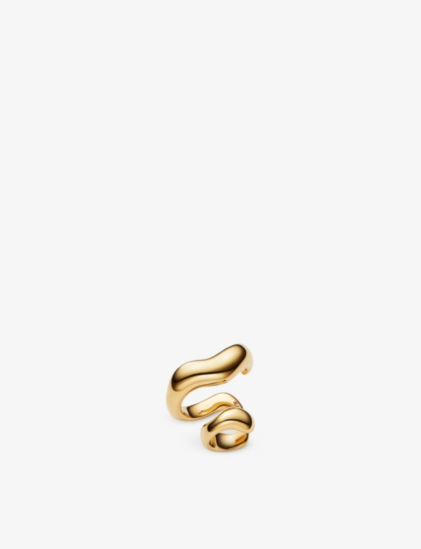 Sagene 18ct Yellow Gold-Plated Sterling Silver Ear Cuff