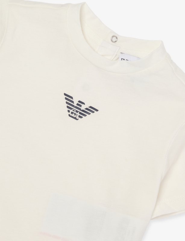 Branded Short-Sleeved Cotton-Jersey T-Shirt 6-24 Months