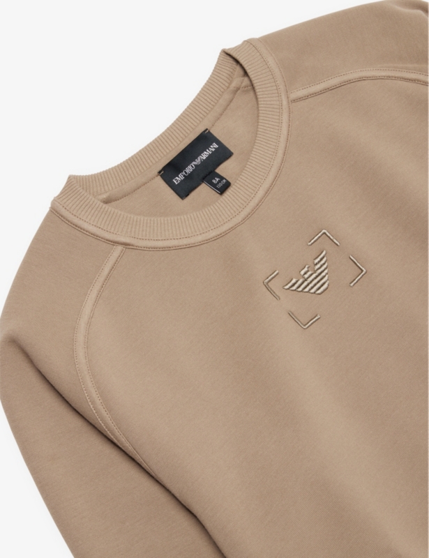Crewneck Brand-Embroidery Cotton-Blend Sweatshirt 4-16 Years