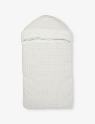 EMPORIO ARMANI: Logo-Print Cotton Baby Nest