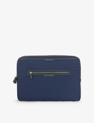 ANYA HINDMARCH: Double Laptop recycled-nylon organiser case