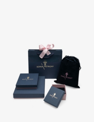 LA MAISON COUTURE: Sonia Petroff Cascata Tassel 24ct yellow gold-plated brass and pearl necklace