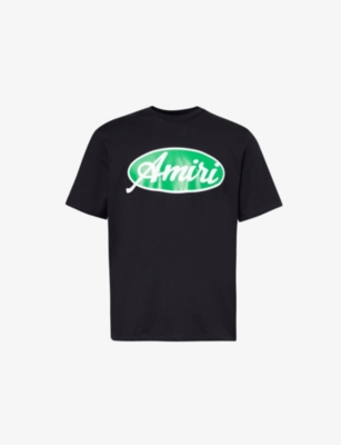 Mens Amiri Oval Short-Sleeves Relaxed-Fit Cotton-Jersey T-Shirt