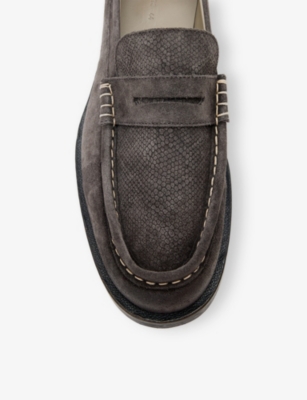 ALLSAINTS: Bloom Suede Loafers