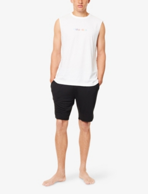 Calvin Klein Mens Black Ultra Soft Modal Jersey Pyjama Shorts