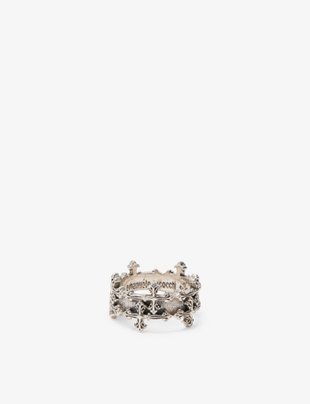 Avelli Cross sterling silver ring