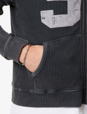 Emanuele Bicocchi Mens  Hammered Chain 925 Sterling Silver Bracelet