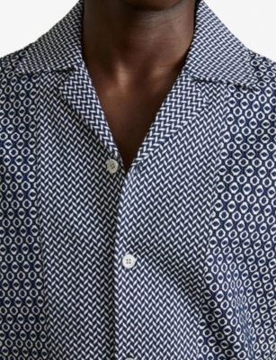 Matisse Geometric-Pattern Woven Shirt