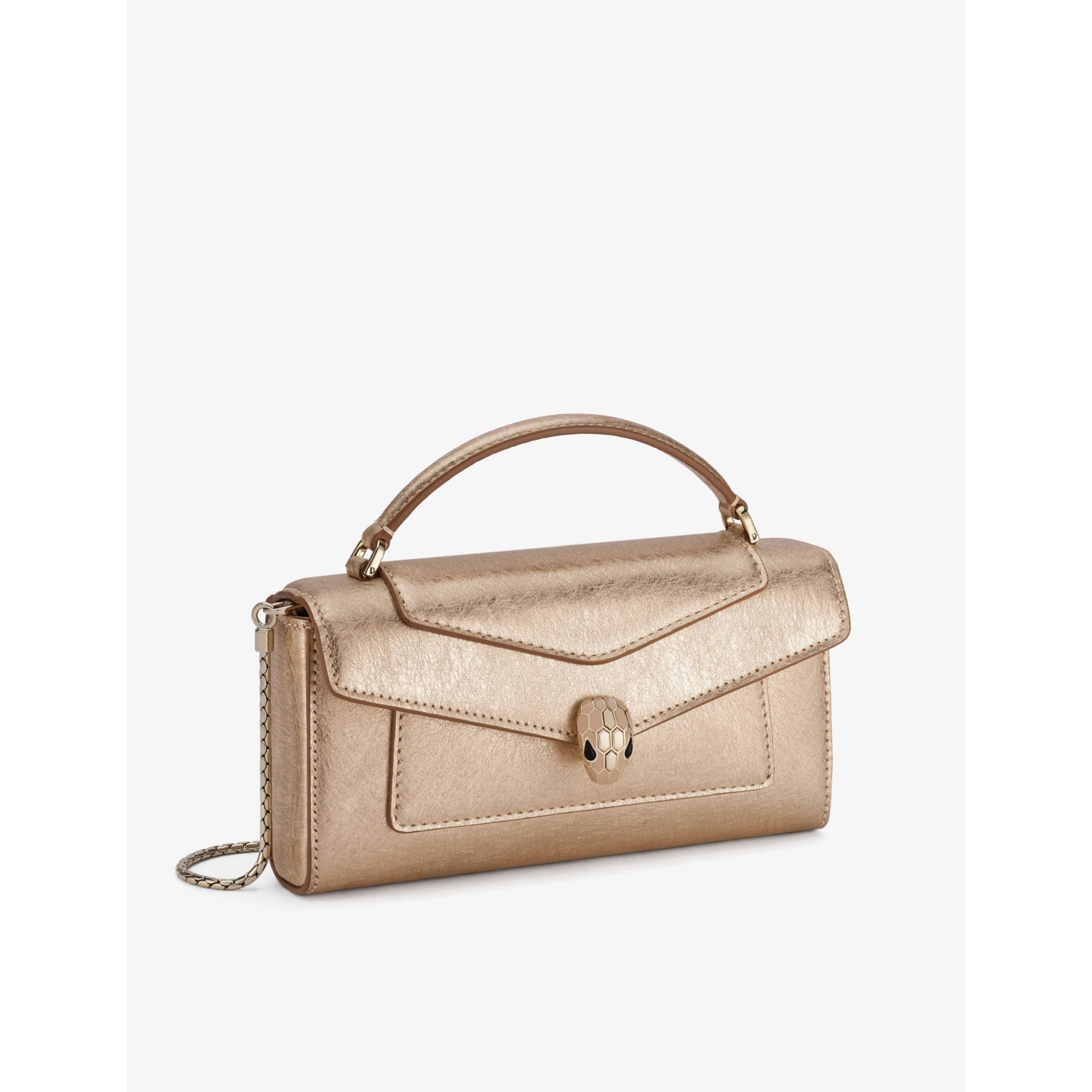 Bvlgari Serpenti Forever Leather Cross-body Phone Case