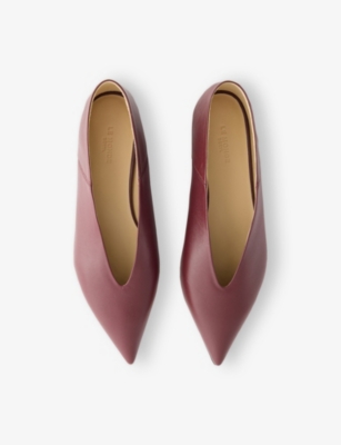 LE MONDE BERYL: Babouche Leather Flats