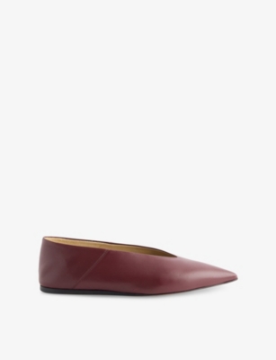 LE MONDE BERYL: Babouche Leather Flats