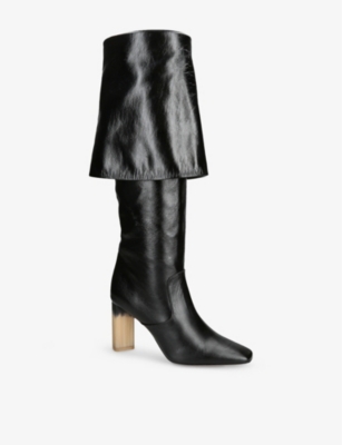 Chloé High-heeled Boot Georgia In Black
