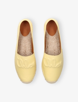 CHLOE: Isla Leather Espradrille Sandals