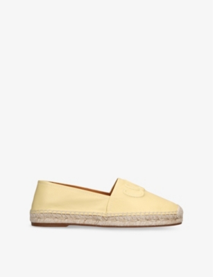 CHLOE: Isla Leather Espradrille Sandals