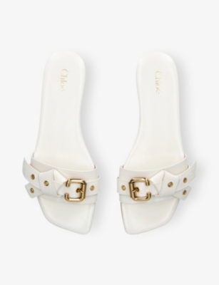 CHLOE: Mae Leather Sandals