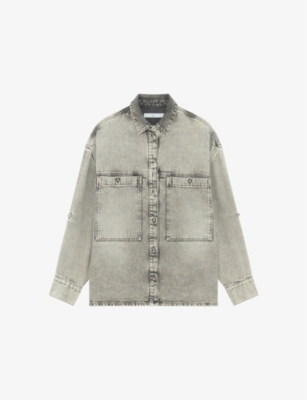 Iro Long-sleeved Denim Shirt In Gry08