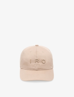 Iro Womens Greb Brand-embroidered Cotton-canvas Baseball Cap Ecr0 In Ecr01