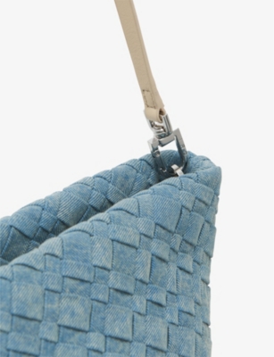Iro Womens Neobeldnwo Braided Denim Cross-body Bag Blv39 In Blv39